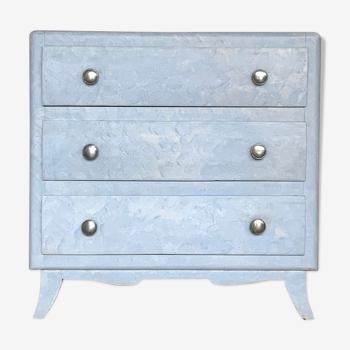 Blue vintage dresser