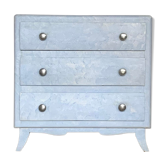 Commode vintage bleu