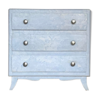 Commode vintage bleu