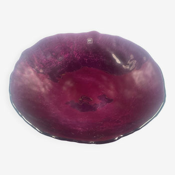 elegant Italian design cup from IVV glassware purple color - ∅ 40 cm