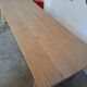 Rustic old farmhouse table made of solid oak, fully sandblasted.