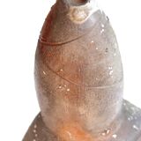 Abstract sculpture by Eric Astoul in sandstone, La Borne