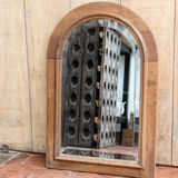 Miroir biseauté en arc 73x49cm