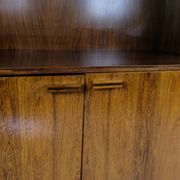 Bookcase With light Display Made In Rosewood, Danish Design From 1960s