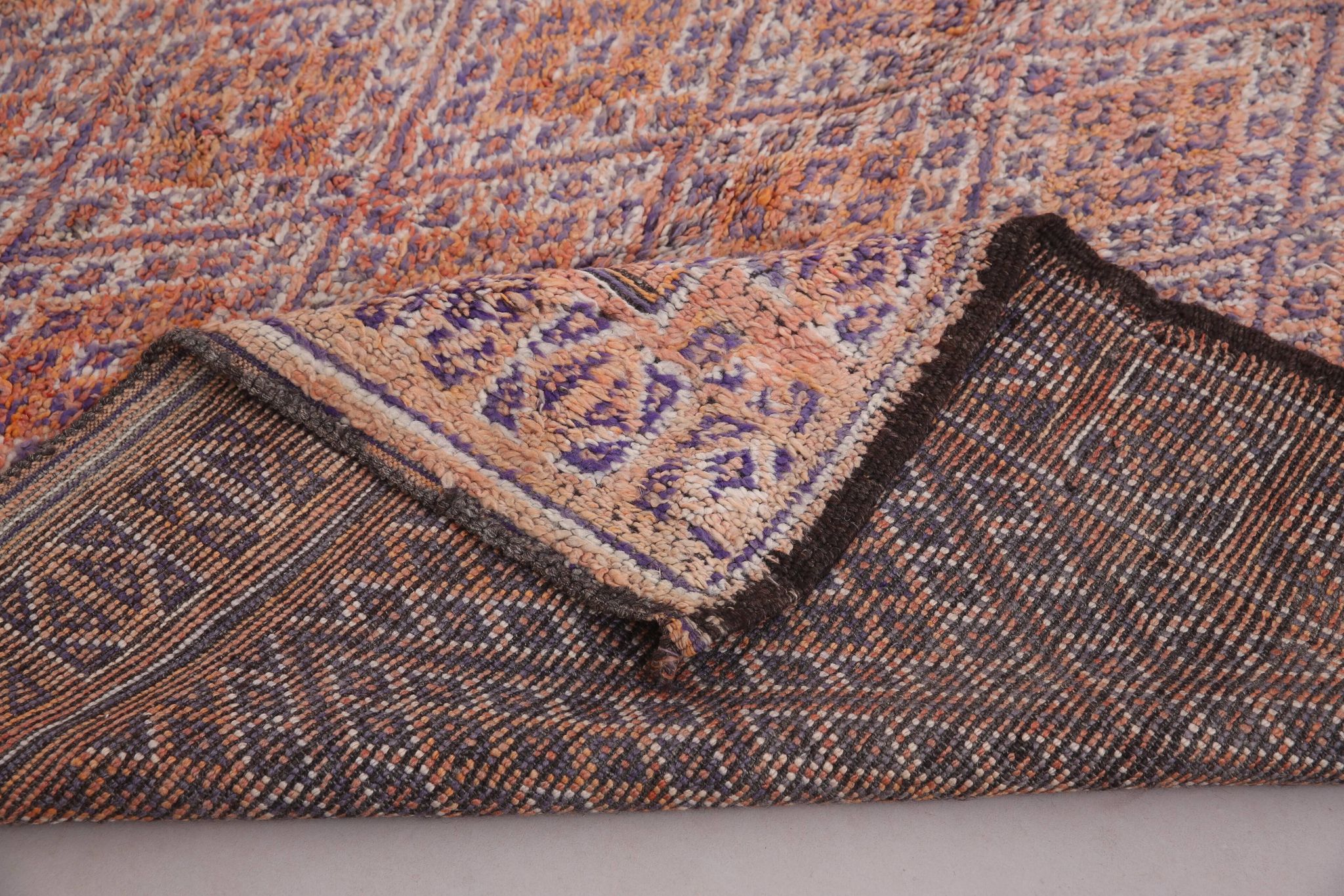 Vintage Beni Mguild Rug 201 x 301 cm - Berber Wool Rug - Handmade Boho Rug