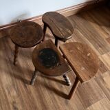 Set of 4 mismatched stools