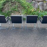 Suite of 4 BRNO armchairs, Mies Van Der Rohe, Knoll