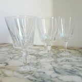 Set of 6 Arques crystal glasses
