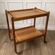 Pine serving trolley