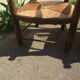 Paire de fauteuils paillées campagnards