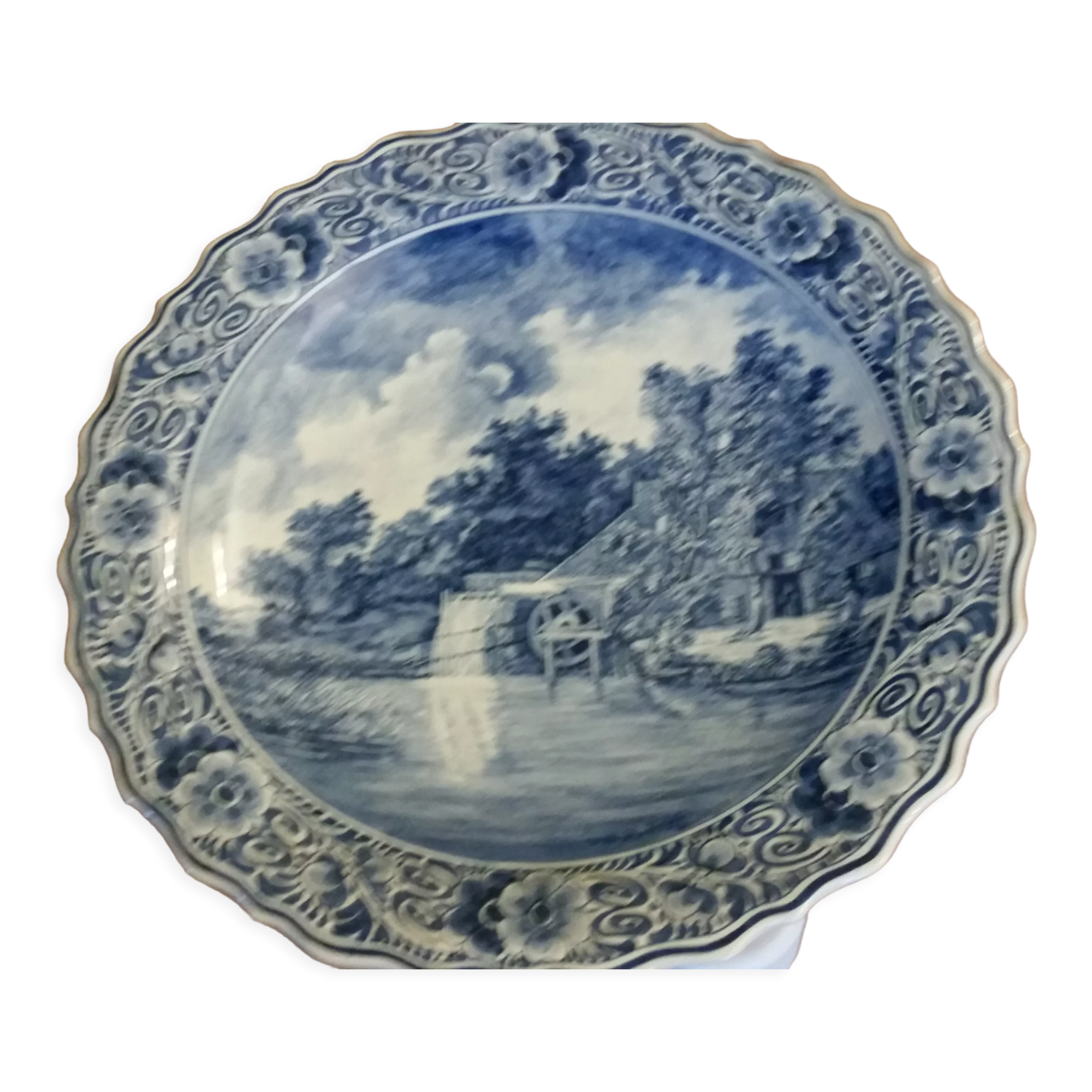 Delft Ram decorative wall plate