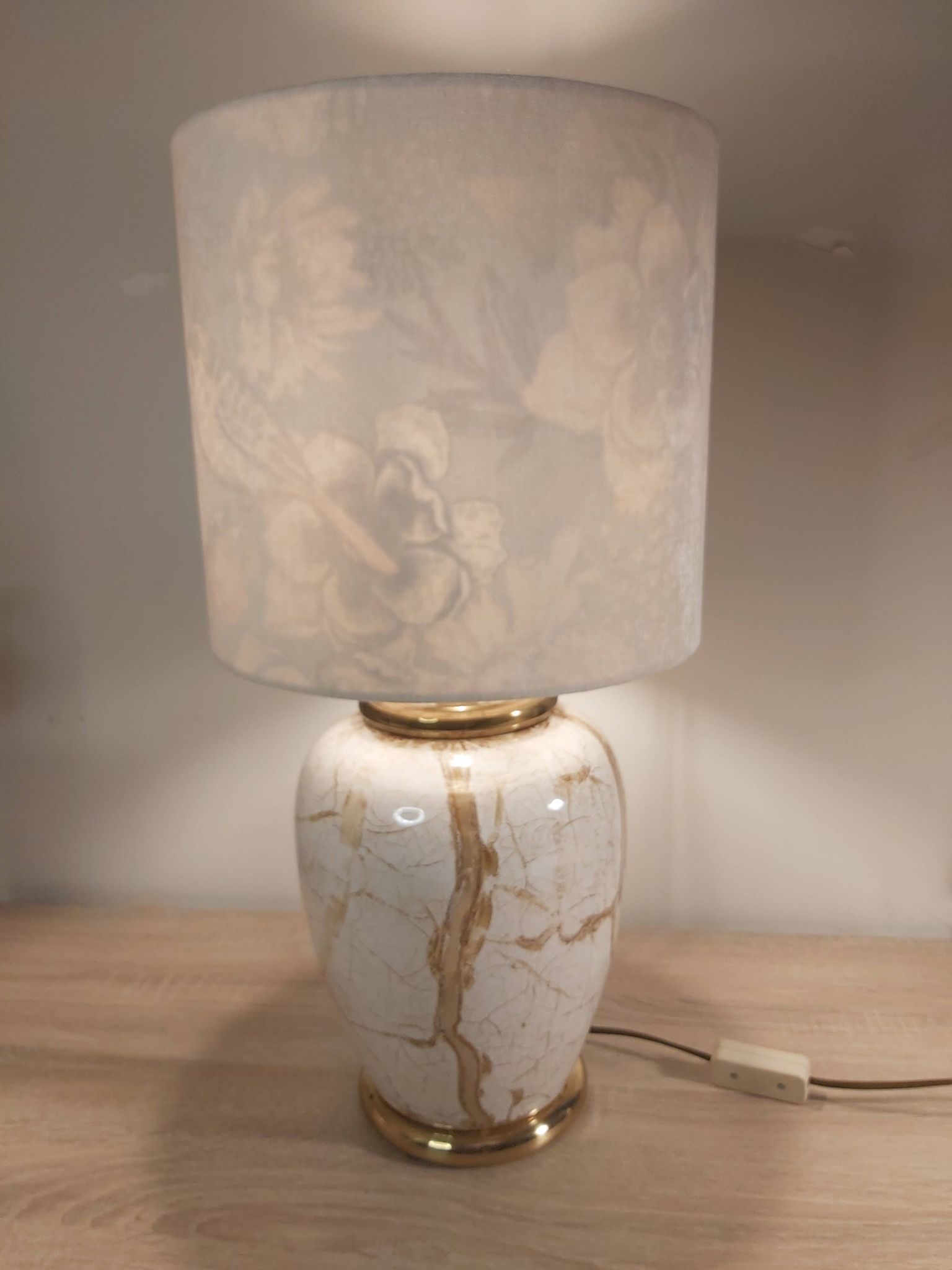 Lampe en céramique, années 1980