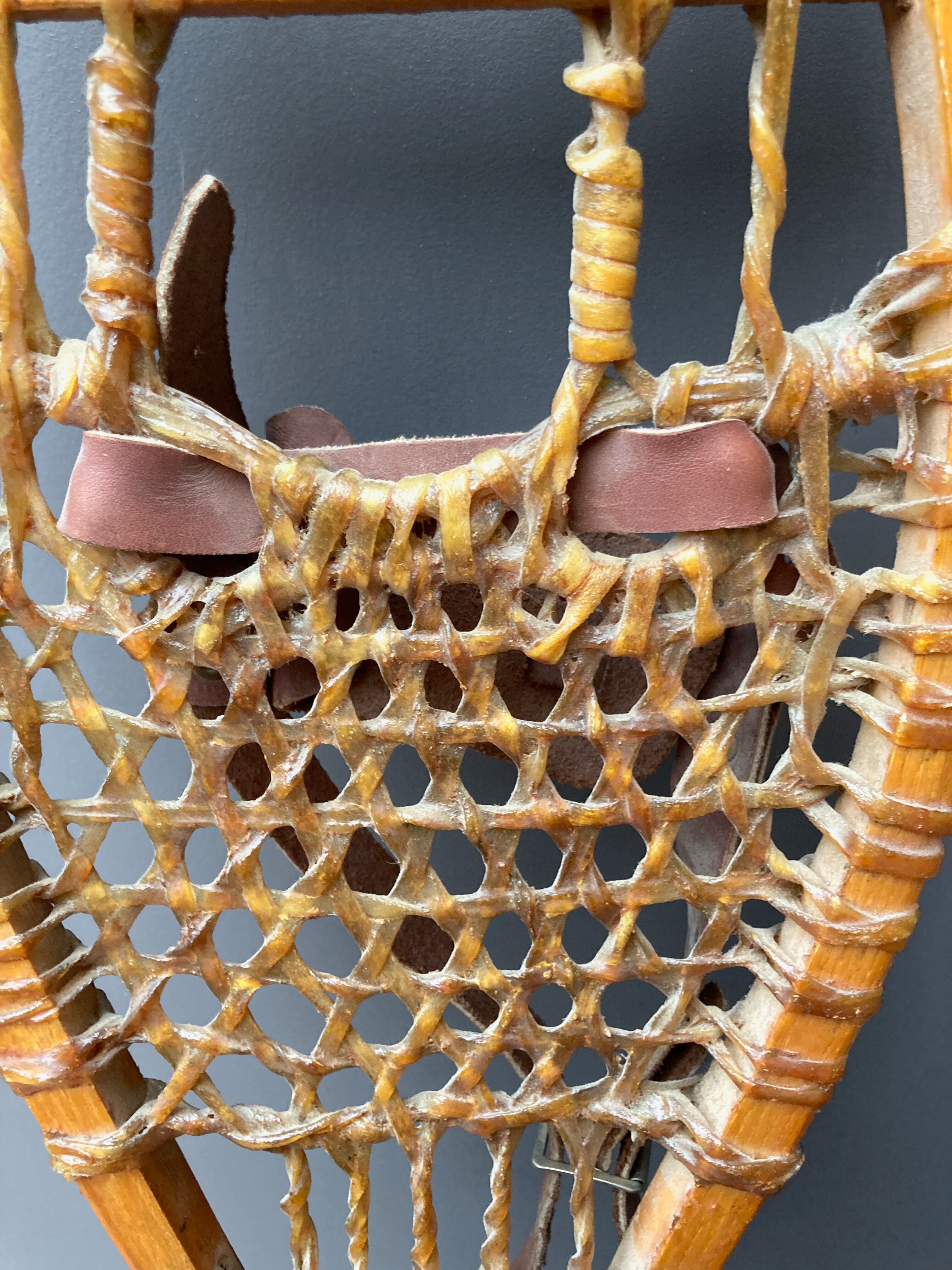 old Canadian snowshoes