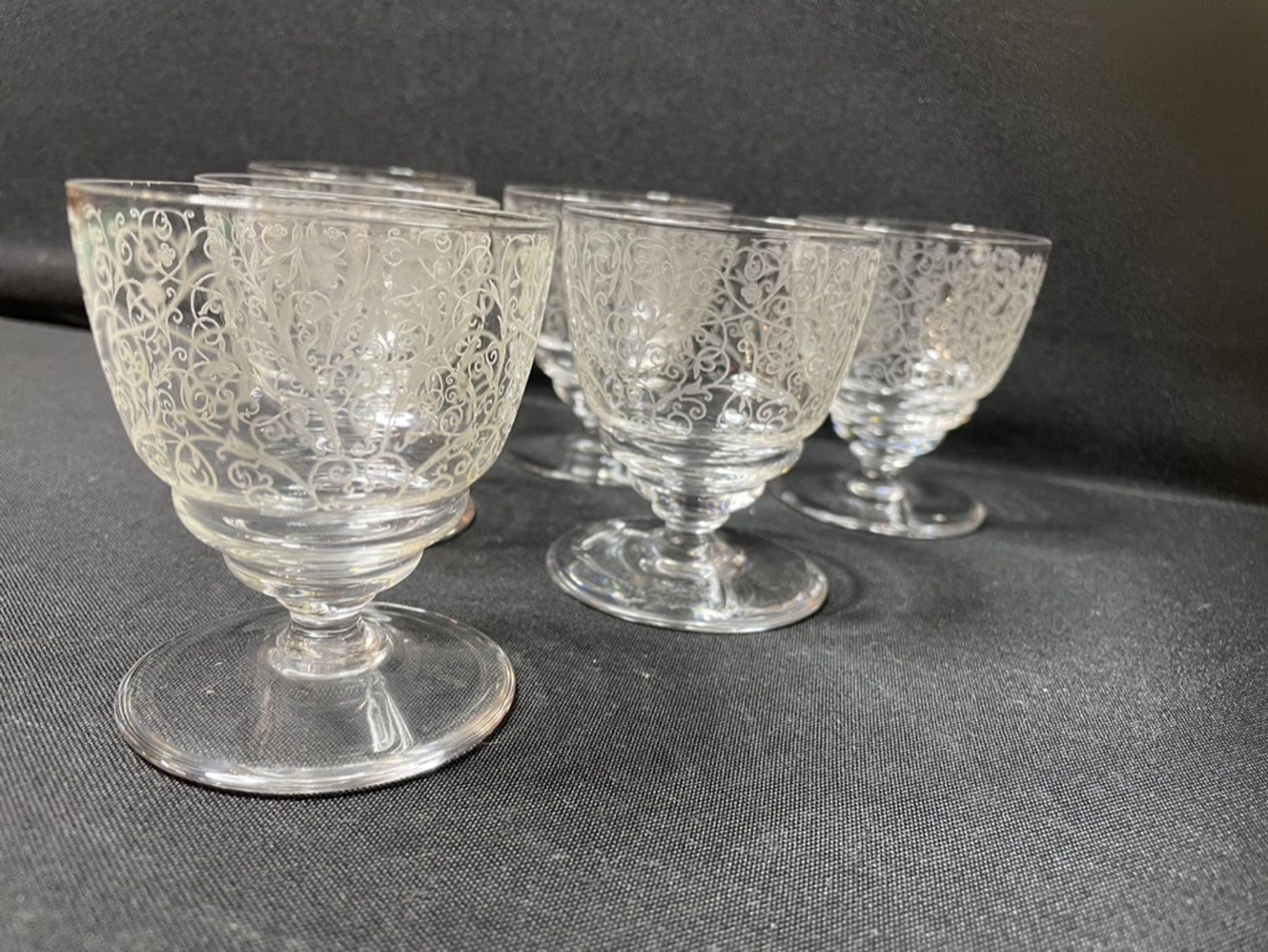 Porto glass Baccarat Lulli art deco service