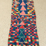 Boujad vintage, tapis berbère, 105 x 255