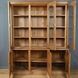 Two-body library in blonde cherry, Louis-Philippe style – 20th century