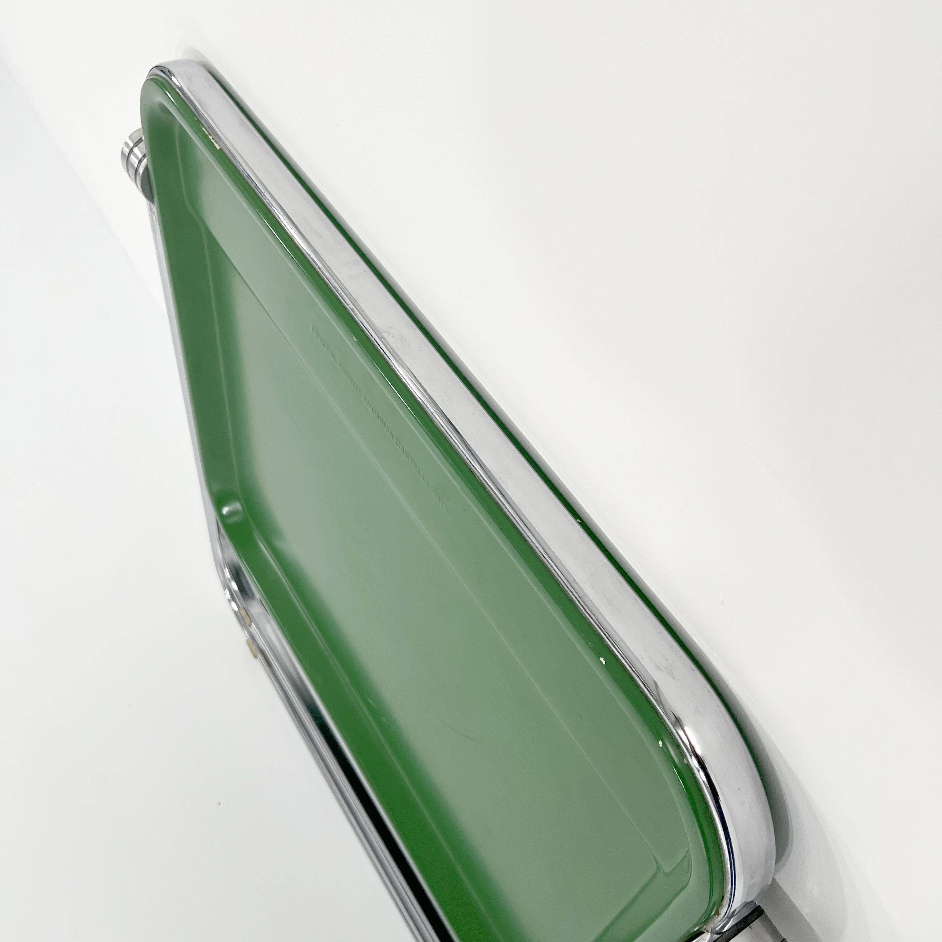 Platone Green Folding Desk by Giancarlo Piretti for Anonima Castelli, 1970