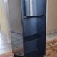 Roche Bobois black lacquered swivel column - David Lange