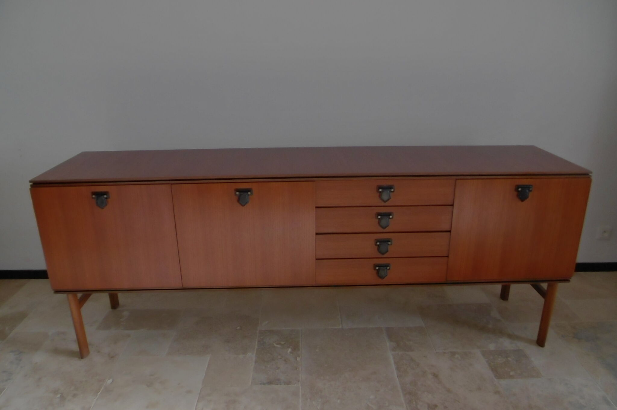 French teak sideboard years 50/60 Gimso