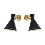 Pair of 1950s Italian wall light