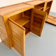 Modular sideboard Ateliers Chauvin solid wood design 70s