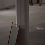 Mid-century Scandinavian floor mirror in wood, 1950–1960