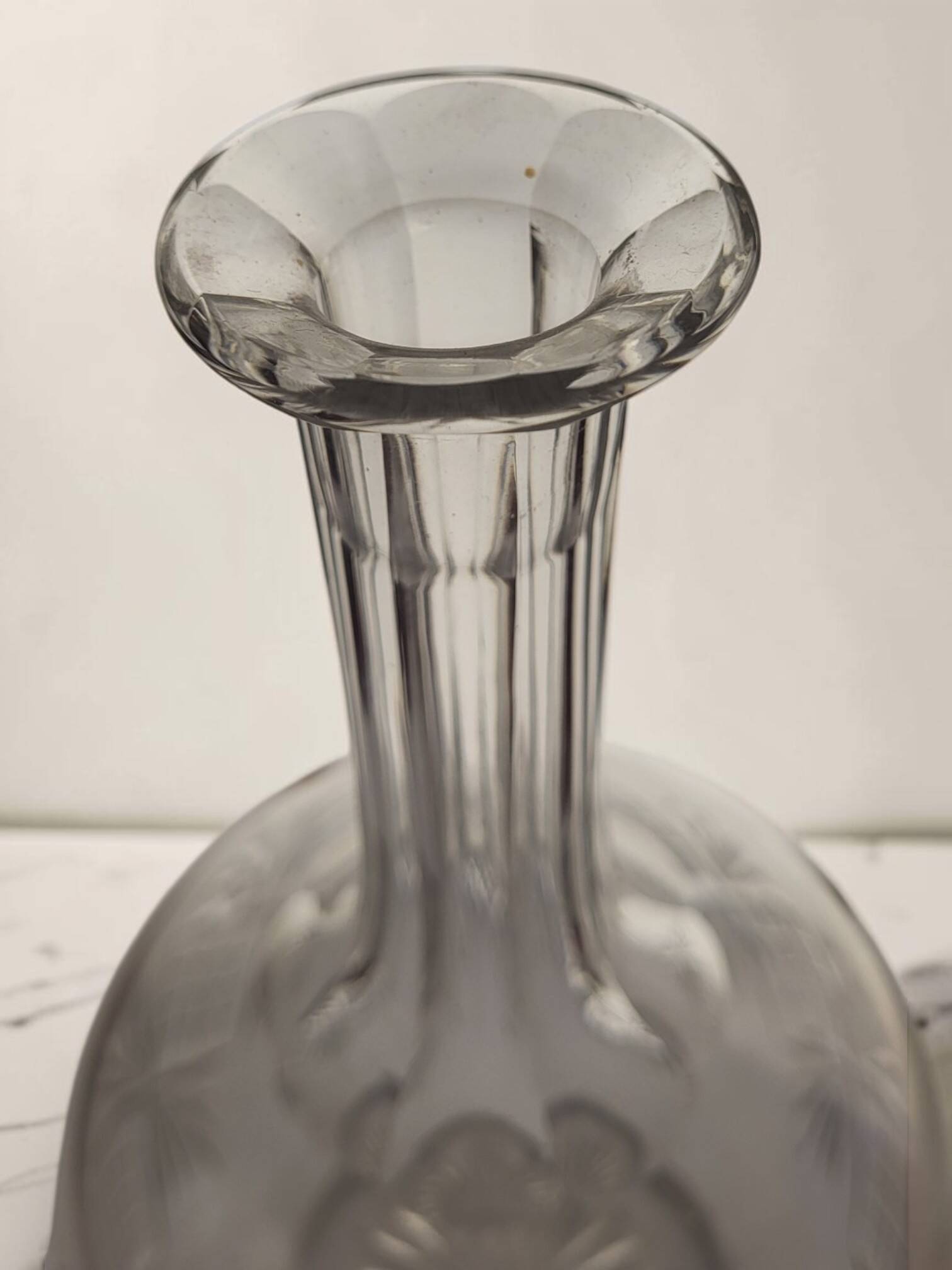 Crystal carafe from Lorraine