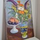 Nature morte fleurs et fruits