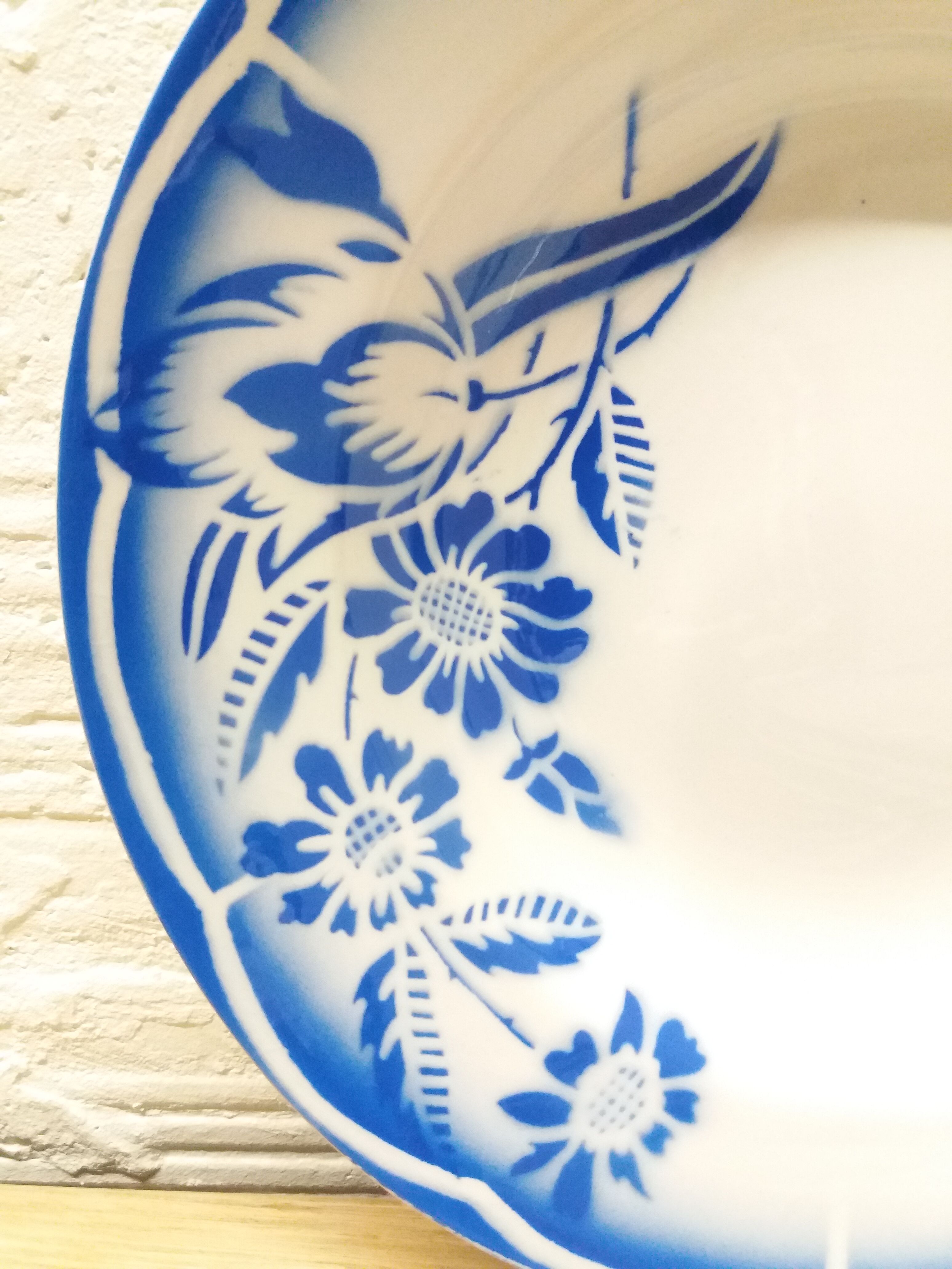 Set 6 Digoin hollow plates