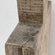 Cutting board solid wood patinated thick early twentieth century