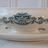 Saucière terre de fer Longchamp late nineteenth