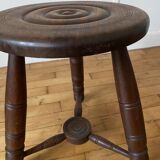 Wooden tripod stool