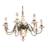 Dutch porcelain chandelier