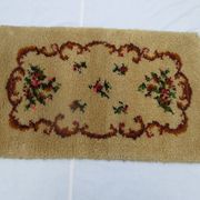 Tapis descente de lit en haute laine fait main 110x70cm
