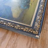 Oil on canvas still life with fruit by J. Rubel