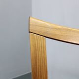 4 chaises en bois, années 1970