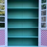 Vintage 1960s Parisian glass cabinet