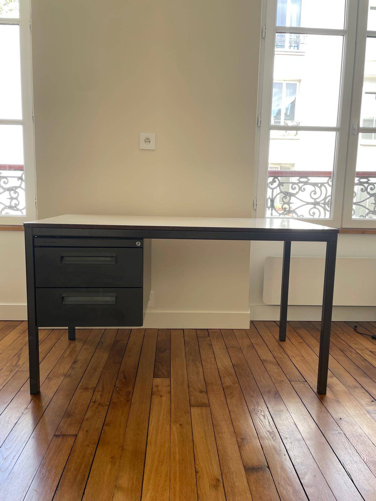 Van Blerk Industrial Desk in steel and formica