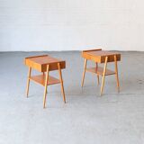 Set of 2 bedside tables by AB Carlström & co, Sweden, 1950s
