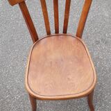 Set of 4 mismatched bistro chairs