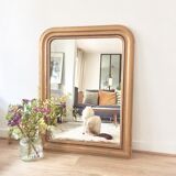 Mirror Louis Philippe Golden old fireplace 77x101cm