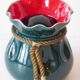 Tobacco jar or piggy bank in the shape of a ceramic purse from the 50s/60s.