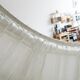 Illuminated mirror acrylic glass - mid century wall decoration