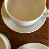 porcelaine Superbe lot de 5 grandes tasses et 4 sous tasses bavaria germany