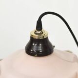 Set of pink Art Deco pendant lamps