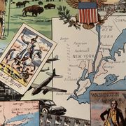Old map poster on New York from 1948 - JP Pinchon