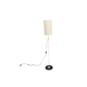 Vintage Floor Lamp in Checkered Milk Glass