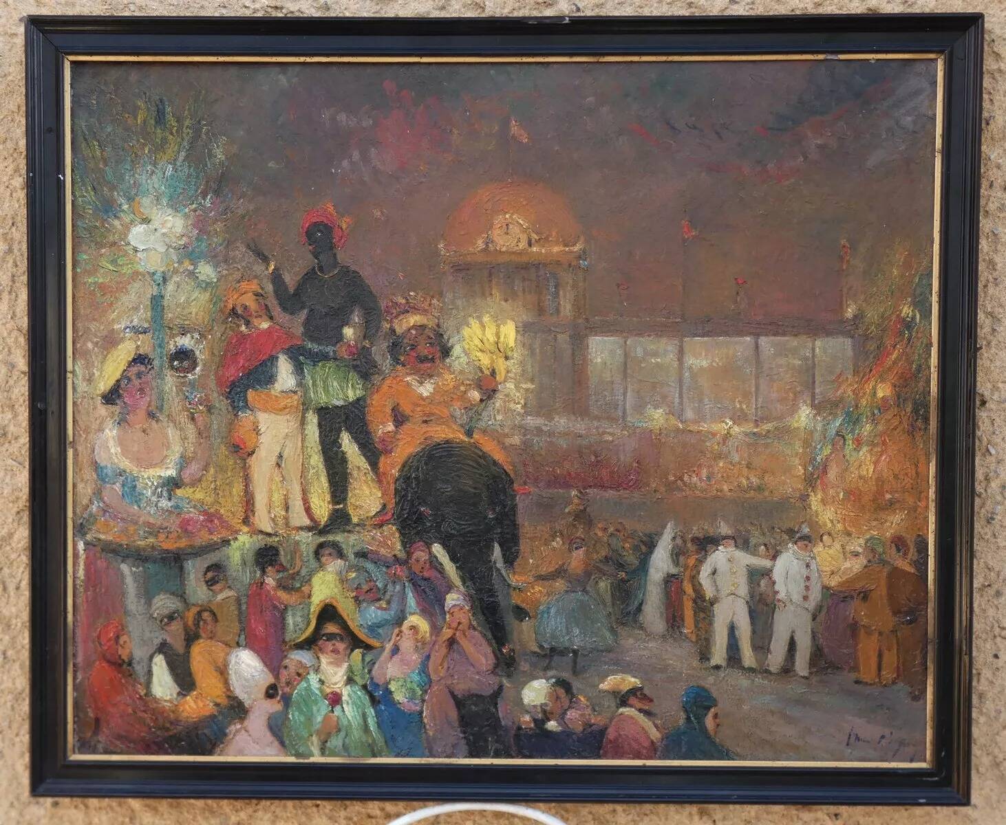 Carnival Scene Painting