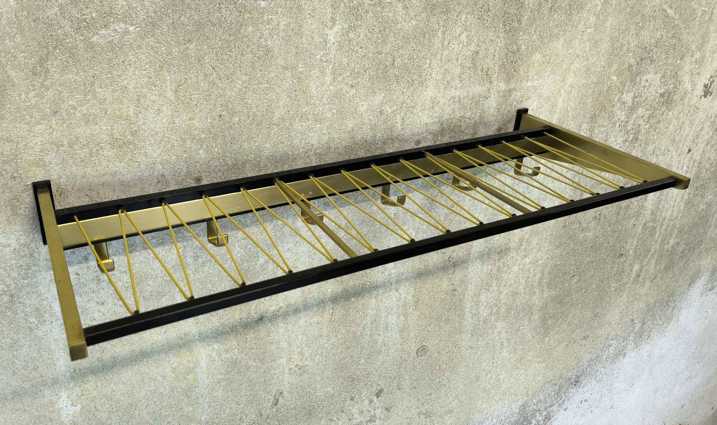 Vintage wall coat rack