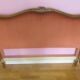 Louis XV-style solid oak basket bed